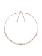 Michael Kors Mercer Link 14k Rose-goldplated Choker Necklace