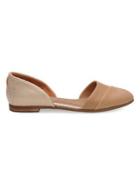 Toms Women's Jutti Metallic Woven D'orsay Flats