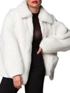Tiger Mist Hunter Oversized Faux Fur Jacket