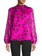 Vince Camuto Long-sleeve Floral Top