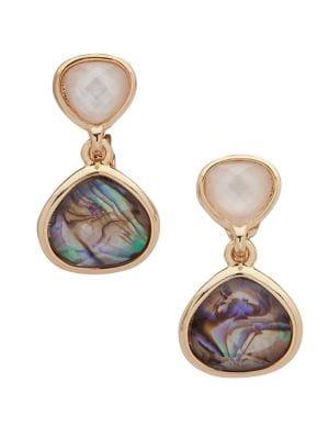 Ak Anne Klein Mother-of-pearl Drop Earrings