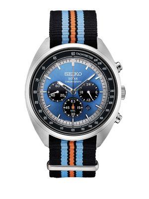 Seiko Recraft Series Stainless Steel Chronograph Strap Watch