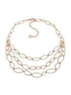 Anne Klein Goldtone Multi-strand Chain Necklace