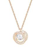 Swarovski Generation 18k Rose-goldplated Crystal Studded Pendant Necklace