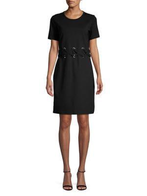 Michael Michael Kors Lace-up Sheath Dress