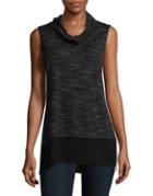 Two By Vince Camuto Sleeveless Cowlneck Blouse