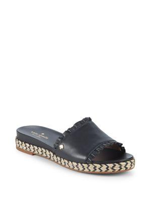Kate Spade New York Zahara Leather Espadrilles