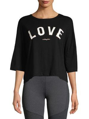 Betsey Johnson Love Arch Boxy Tee