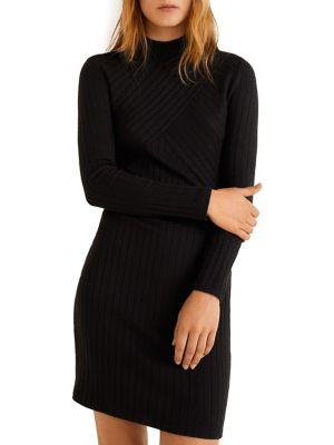 Mango Textured Sheath Dress