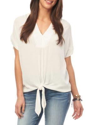 Democracy Front-knot Blouse