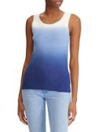 Lauren Ralph Lauren Ombre Stretch Cotton Tank Top