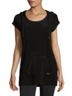 Marc New York Performance Short-sleeve Hooded Tunic