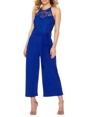 Quiz Lace Halter Culotte Jumpsuit