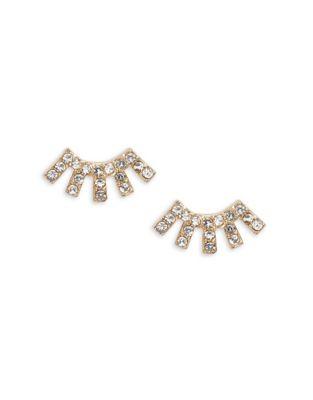 Bcbgeneration Crystal And Lash Stud Earrings