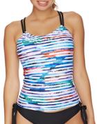 Next Perfect Alignment Third Eye 2 Removable Soft Cup Shirred Tankini