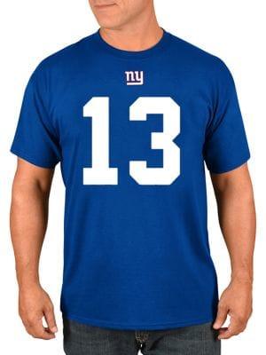 Majestic Odell Beckham Jr New York Giants Nfl Eligible Receiver Iii Cotton Tee