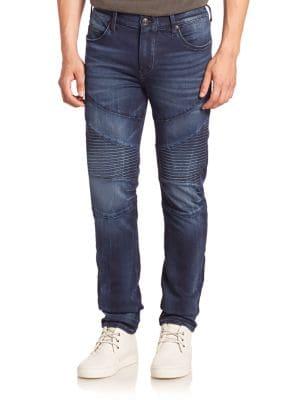 True Religion Rocco Slim Fit Moto Jeans