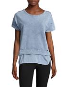 Marc New York Performance Knit Chambray Top