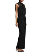 Laundry By Shelli Segal Embroidered Wide-leg Jumpsuit