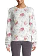 Lucky Brand Floral Fleece Sweatshirt