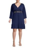 Michael Michael Kors Plus Deep V-neck Dress