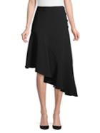 Vince Camuto Asymmetrical Ruffled Skirt