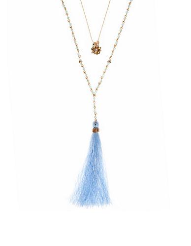 Lonna & Lilly Beaded Tassel Necklace