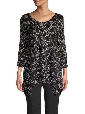 Context Graphic Quarter-sleeve Top