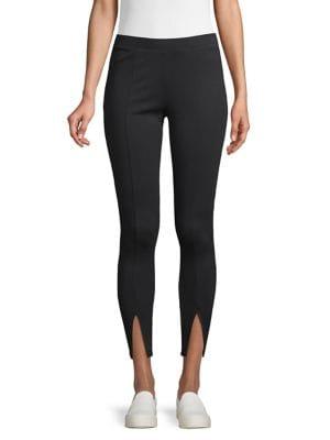 Joan Vass Slit Ankle Leggings