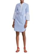 Lauren Ralph Lauren Petite Striped Cotton Shirtdress