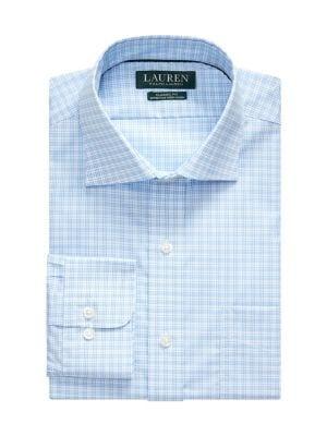 Lauren Ralph Lauren Classic-fit Easy Care Plaid Dress Shirt