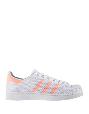 Adidas Superstar Lace-up Perforated Sneakers