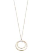 Design Lab Lord & Taylor Double Circle Nested Pendant Necklace