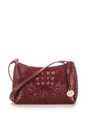 Brahmin Mini Melbourne Anytime Leather Shoulder Bag