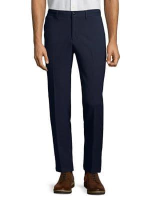 Selected Homme Tapered Textured Flat-front Pants
