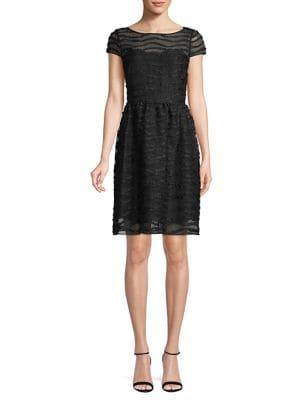 Karl Lagerfeld Paris Patterned Shift Dress