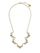 Vince Camuto Green Opal & Crystal Statement Necklace