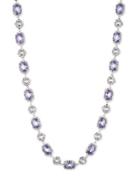 Judith Jack Cubic Zirconia, Marcasite & Sterling Silver Necklace-18in