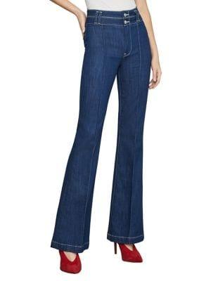 Bcbgmaxazria Pintuck Flared Jeans
