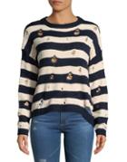Design Lab Lord & Taylor Destructed Sweater