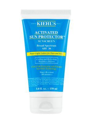 Kiehl's Since Activated Sun Protector&trade; Water-light Lotion For Face & Body Spf 30/5 Oz.