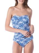 Lauren Ralph Lauren Aegean Tile Twist Tubini Top