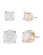 Ivanka Trump Crystal And 10k Gold-plated Stud Earrings