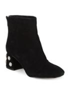 Nanette By Nanette Lepore Rose Suede Booties