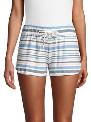 Pj Salvage Peachy Party Striped Shorts
