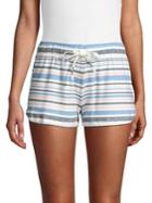Pj Salvage Peachy Party Striped Shorts