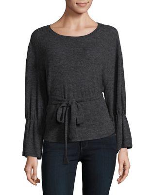 Design Lab Lord & Taylor Bell Sleeve Blouse