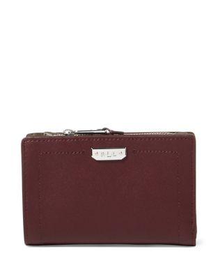 Lauren Ralph Lauren Streamlined Leather Compact Wallet