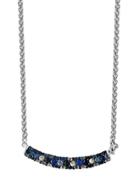 Effy Sapphire And 926 Sterling Silver Bar Necklace