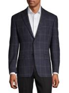 Michael Kors Faint Checkered Wool Jacket
